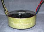 Toroidal transformer with copper